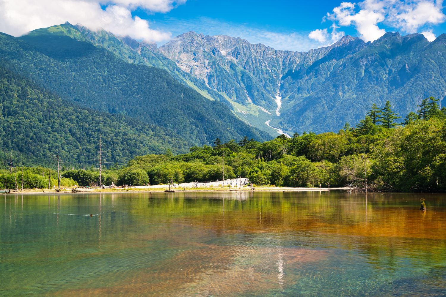 Summer at Taisho Pond and the Hotaka Range